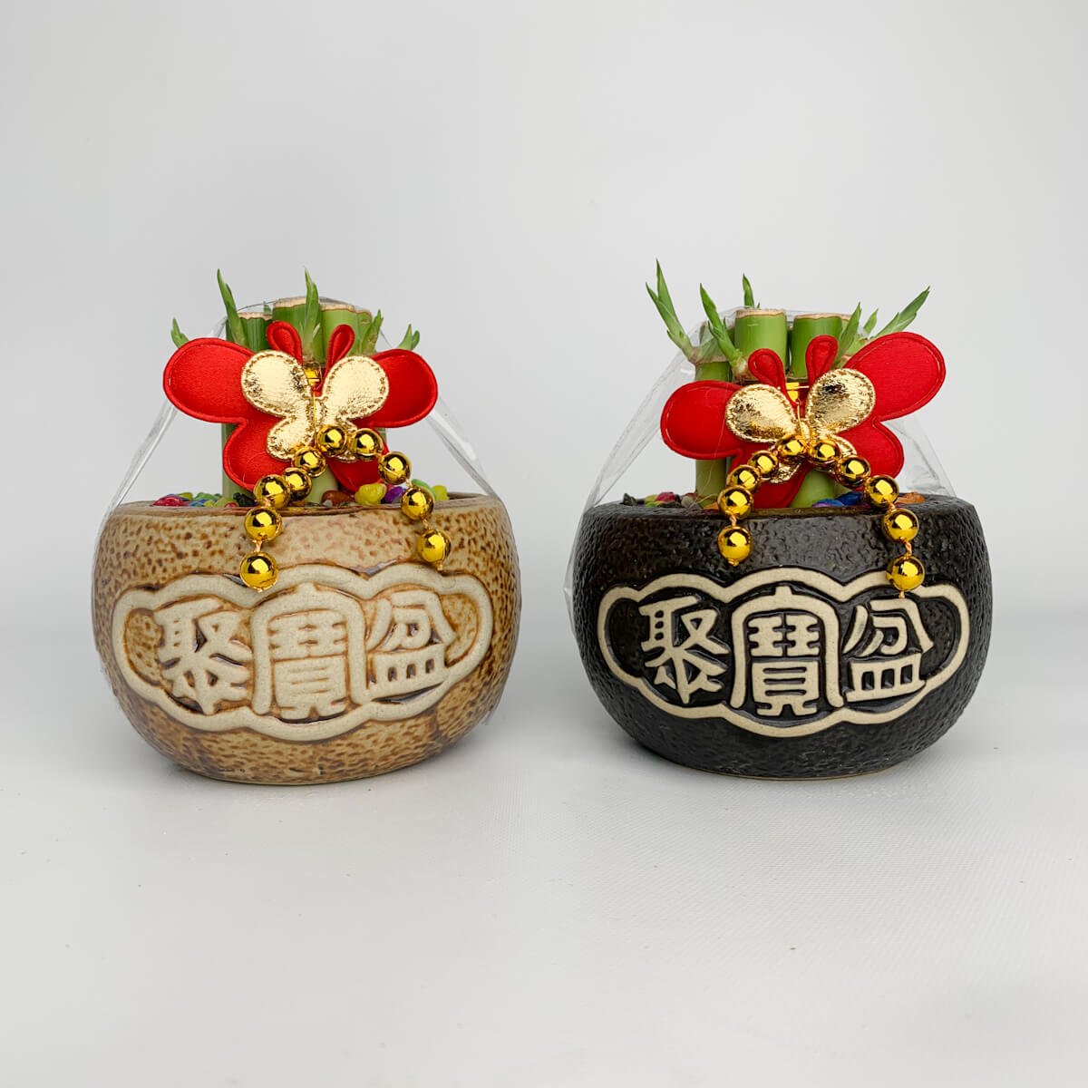 聚寶盆開運竹| Alice Flower Shop 愛麗絲花坊｜台中鮮花永生乾燥花店